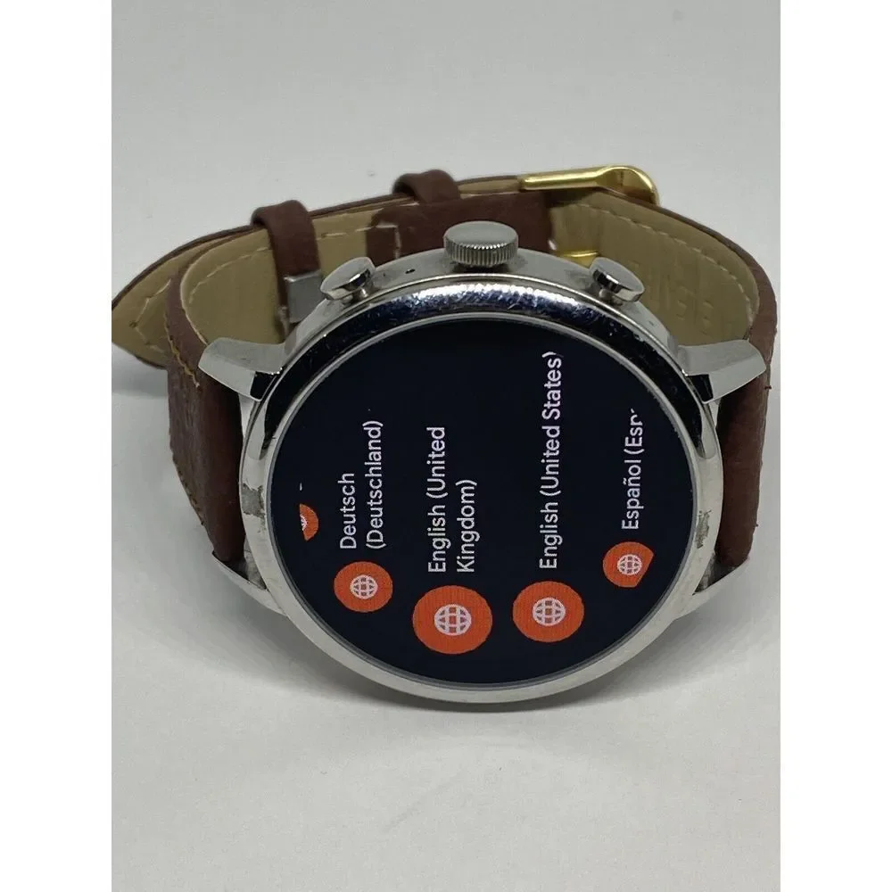 Fossil Gen 4 Authentic Digital Dial Smart Watch Custom Band FTW6017 AB499